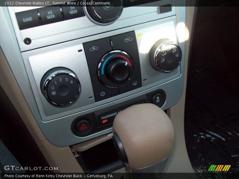 Summit White / Cocoa/Cashmere 2012 Chevrolet Malibu LT