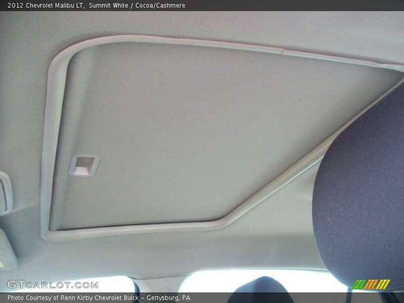 Summit White / Cocoa/Cashmere 2012 Chevrolet Malibu LT