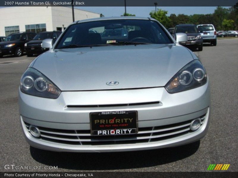 Quicksilver / Black 2007 Hyundai Tiburon GS