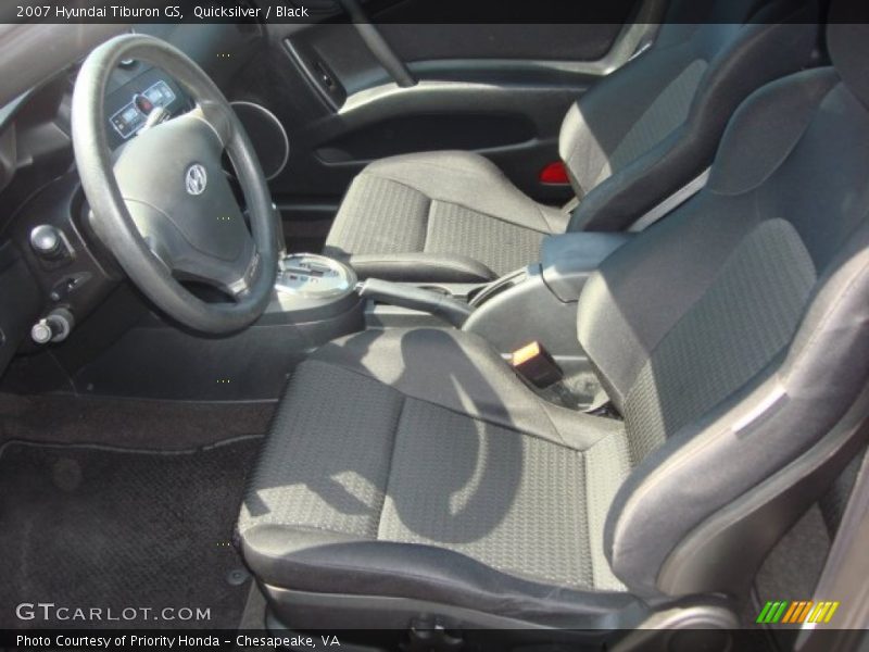 Quicksilver / Black 2007 Hyundai Tiburon GS