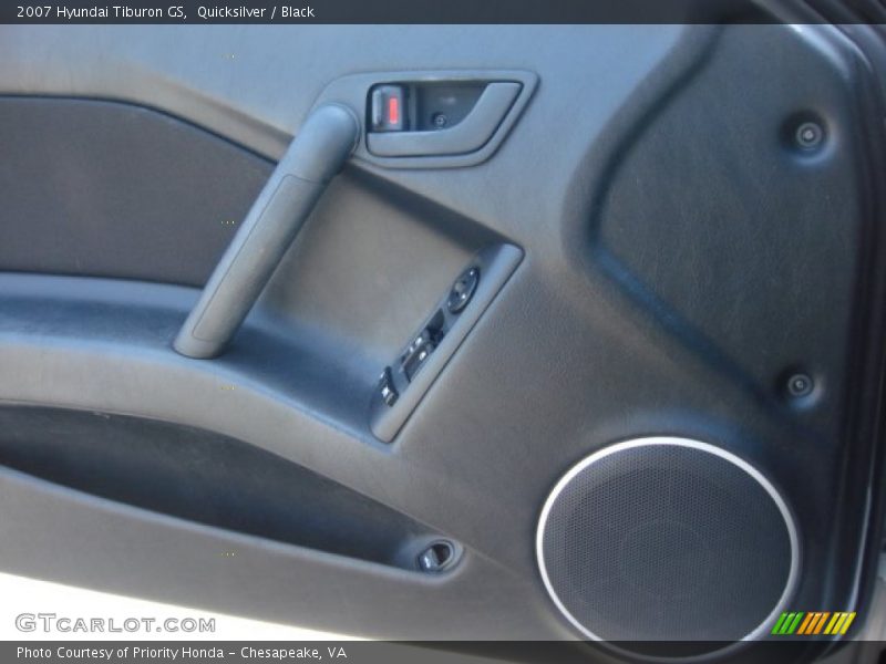 Quicksilver / Black 2007 Hyundai Tiburon GS
