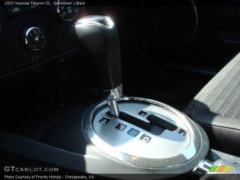 Quicksilver / Black 2007 Hyundai Tiburon GS