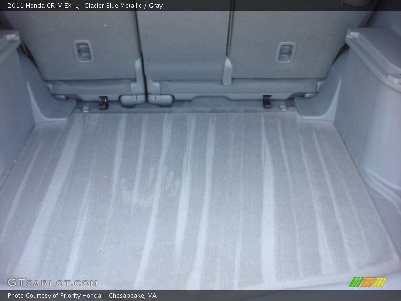 Glacier Blue Metallic / Gray 2011 Honda CR-V EX-L