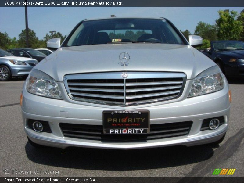 Iridium Silver Metallic / Black 2008 Mercedes-Benz C 300 Luxury