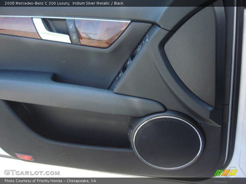 Iridium Silver Metallic / Black 2008 Mercedes-Benz C 300 Luxury