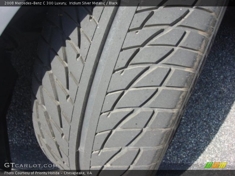 Iridium Silver Metallic / Black 2008 Mercedes-Benz C 300 Luxury