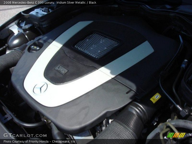 Iridium Silver Metallic / Black 2008 Mercedes-Benz C 300 Luxury