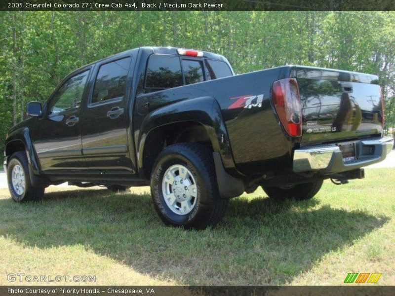 Black / Medium Dark Pewter 2005 Chevrolet Colorado Z71 Crew Cab 4x4