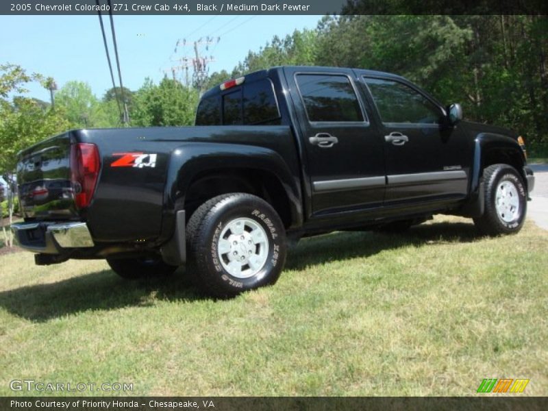 Black / Medium Dark Pewter 2005 Chevrolet Colorado Z71 Crew Cab 4x4