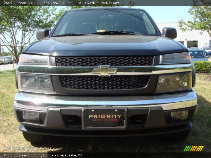 Black / Medium Dark Pewter 2005 Chevrolet Colorado Z71 Crew Cab 4x4