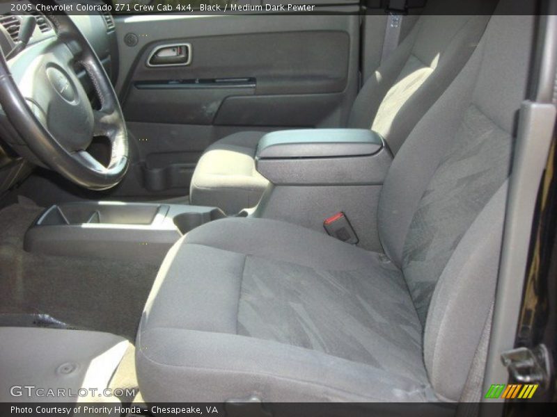 Black / Medium Dark Pewter 2005 Chevrolet Colorado Z71 Crew Cab 4x4