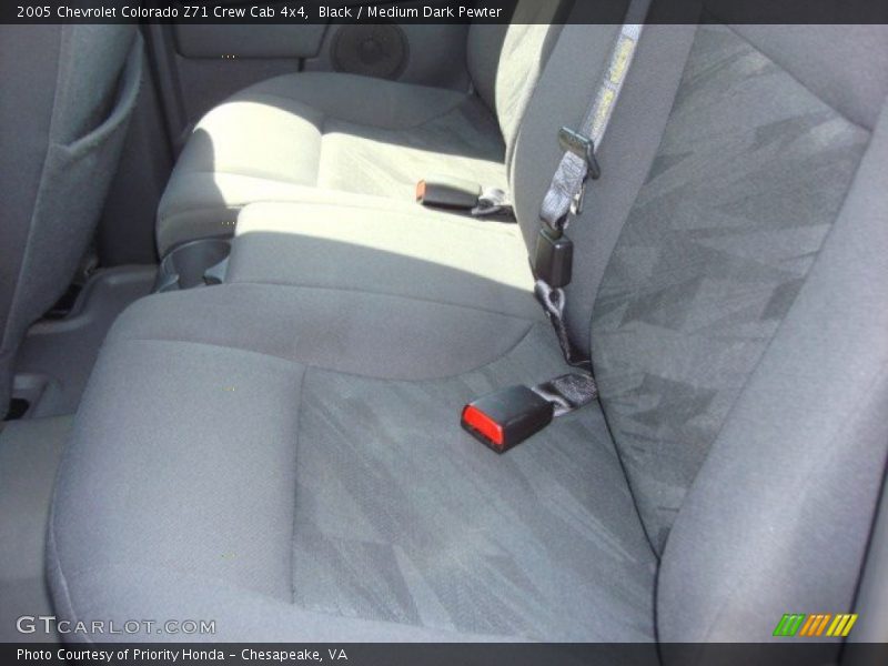 Black / Medium Dark Pewter 2005 Chevrolet Colorado Z71 Crew Cab 4x4