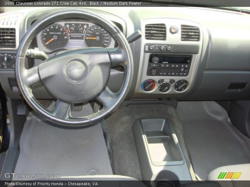 Black / Medium Dark Pewter 2005 Chevrolet Colorado Z71 Crew Cab 4x4
