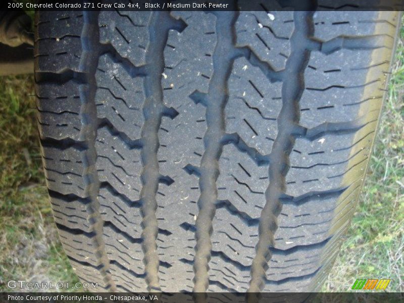 Black / Medium Dark Pewter 2005 Chevrolet Colorado Z71 Crew Cab 4x4