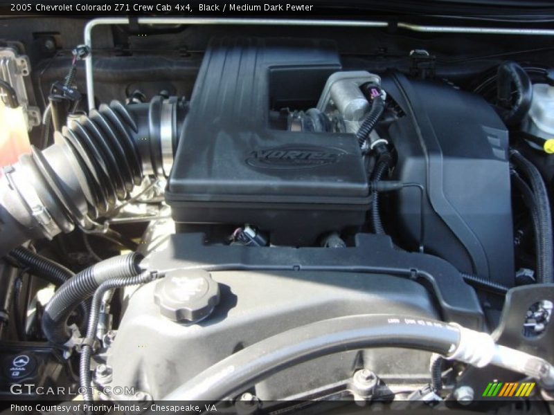 Black / Medium Dark Pewter 2005 Chevrolet Colorado Z71 Crew Cab 4x4