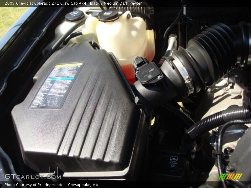 Black / Medium Dark Pewter 2005 Chevrolet Colorado Z71 Crew Cab 4x4