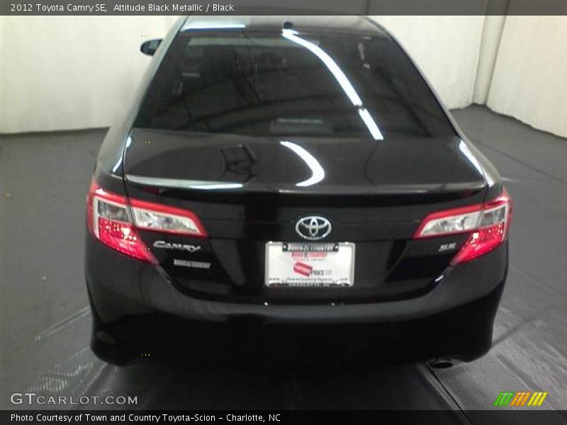 Attitude Black Metallic / Black 2012 Toyota Camry SE