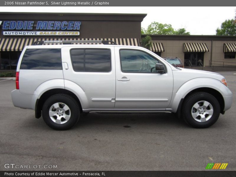 Silver Lightning Metallic / Graphite 2006 Nissan Pathfinder S