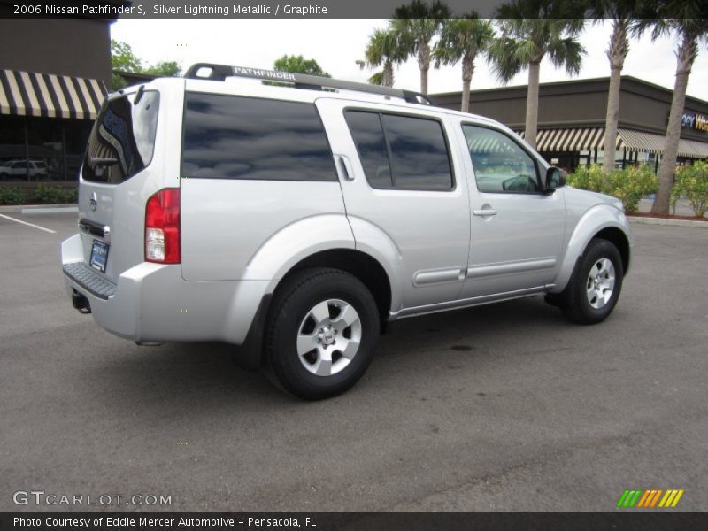 Silver Lightning Metallic / Graphite 2006 Nissan Pathfinder S