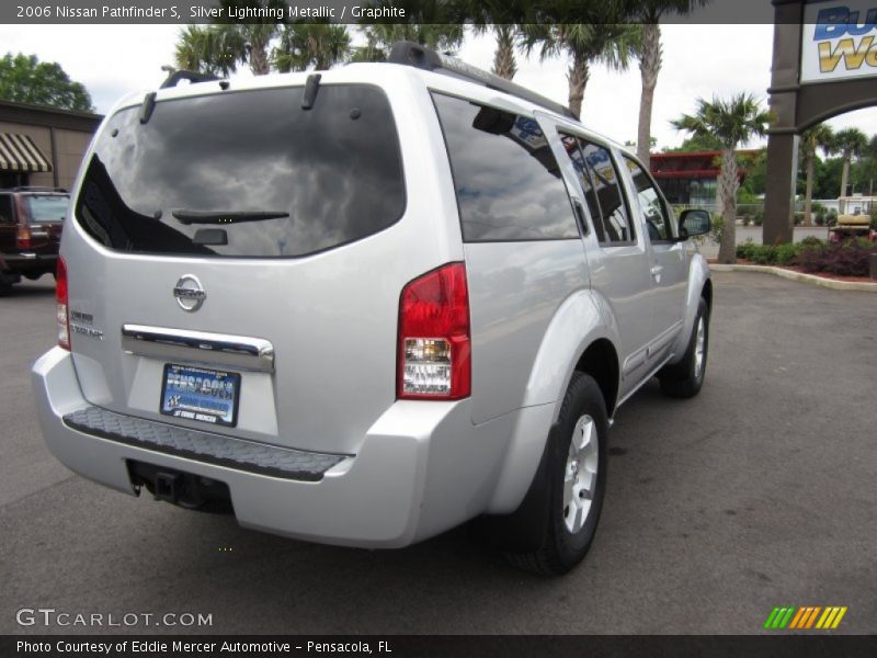 Silver Lightning Metallic / Graphite 2006 Nissan Pathfinder S