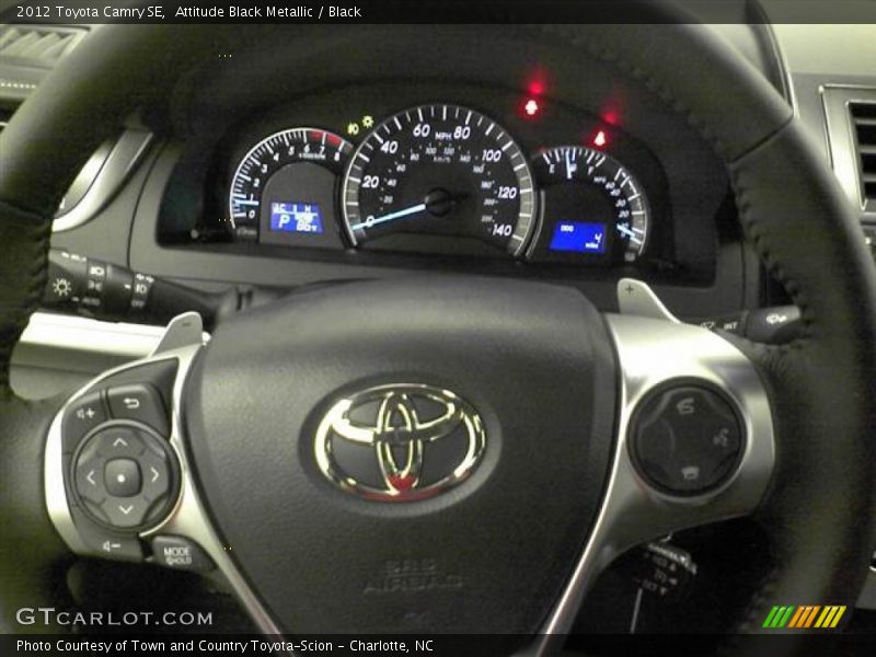 Attitude Black Metallic / Black 2012 Toyota Camry SE