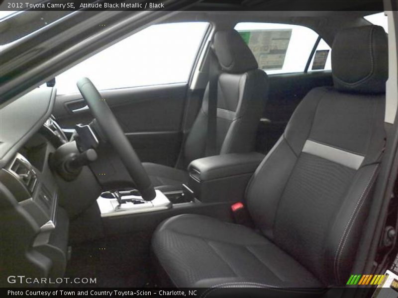 Attitude Black Metallic / Black 2012 Toyota Camry SE