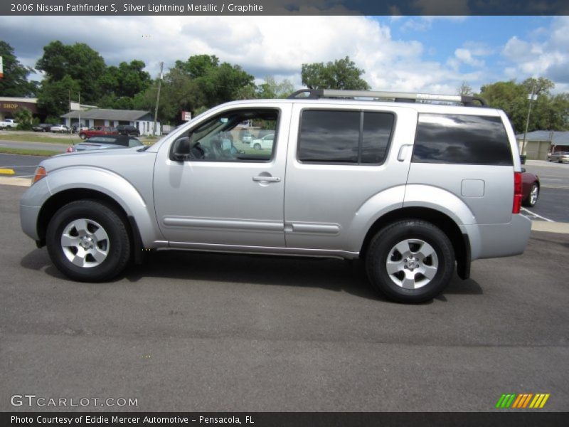 Silver Lightning Metallic / Graphite 2006 Nissan Pathfinder S