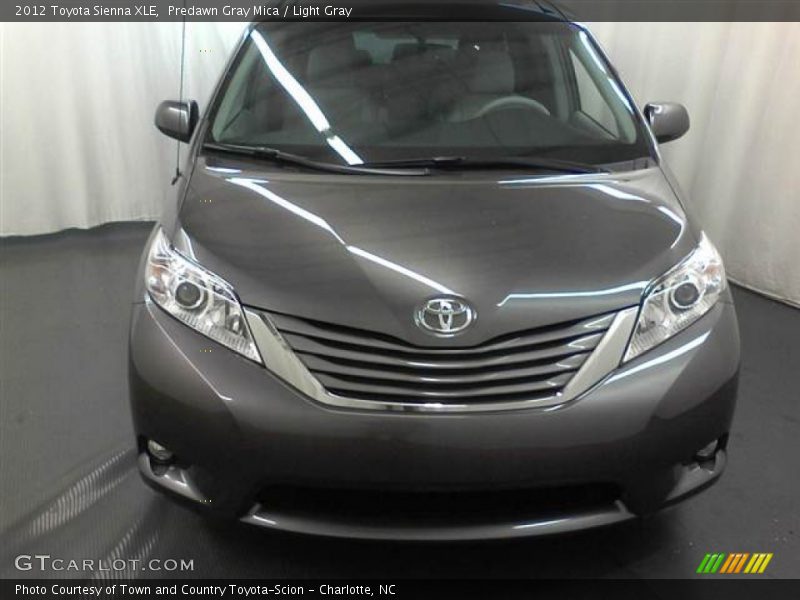Predawn Gray Mica / Light Gray 2012 Toyota Sienna XLE