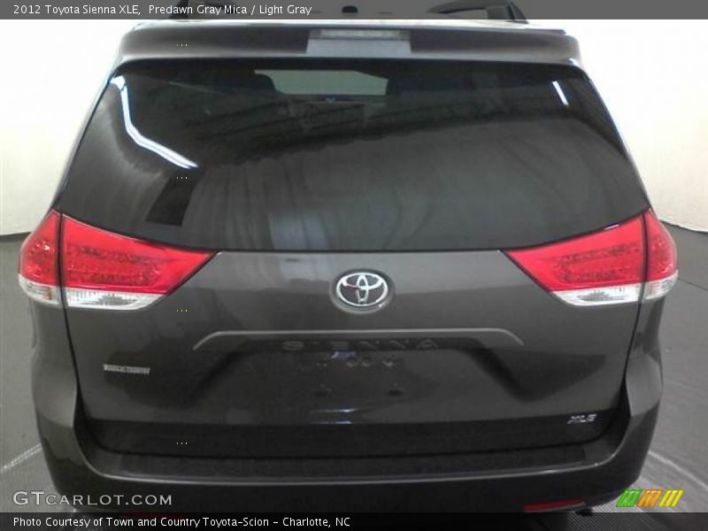 Predawn Gray Mica / Light Gray 2012 Toyota Sienna XLE