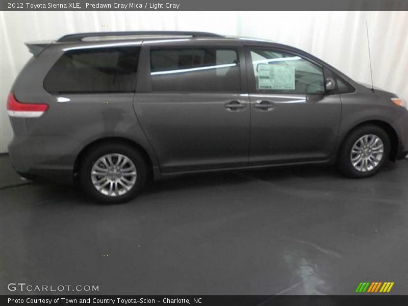 Predawn Gray Mica / Light Gray 2012 Toyota Sienna XLE