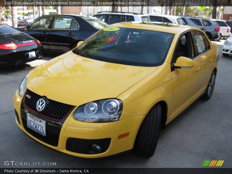 Fahrenheit Yellow / Anthracite 2007 Volkswagen Jetta GLI Fahrenheit Edition Sedan