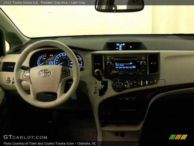 Predawn Gray Mica / Light Gray 2012 Toyota Sienna XLE