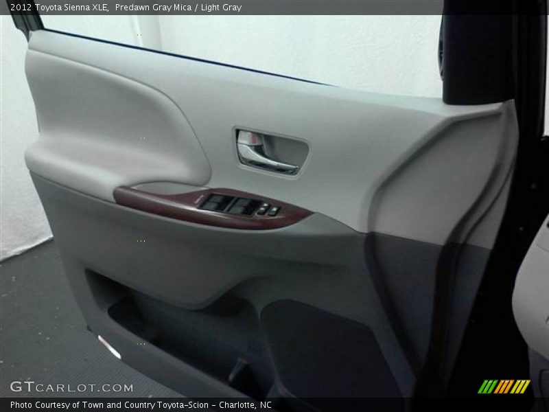 Predawn Gray Mica / Light Gray 2012 Toyota Sienna XLE