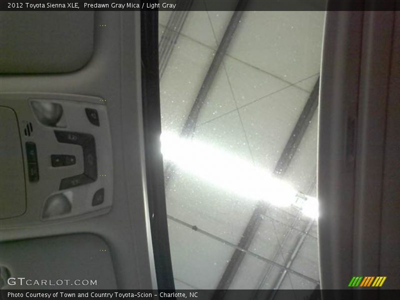 Predawn Gray Mica / Light Gray 2012 Toyota Sienna XLE
