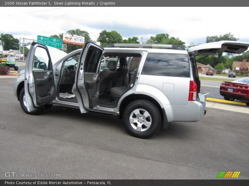 Silver Lightning Metallic / Graphite 2006 Nissan Pathfinder S