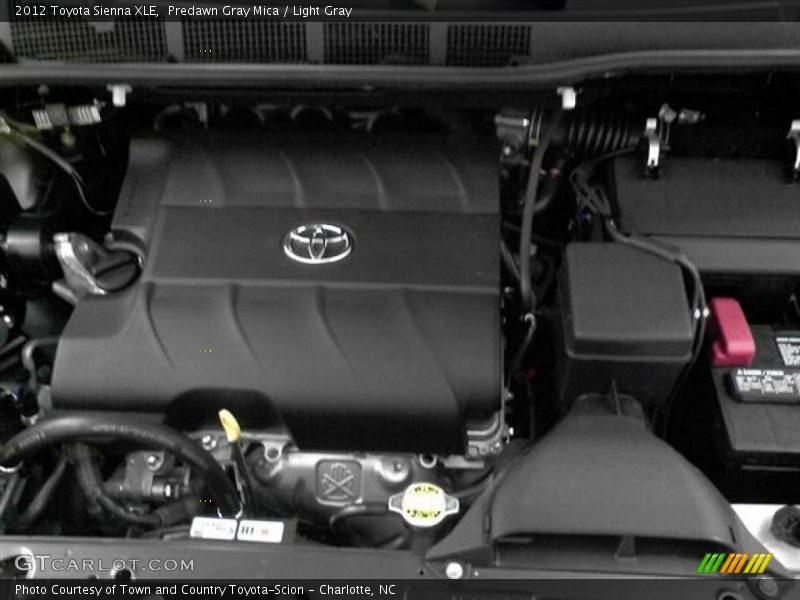 Predawn Gray Mica / Light Gray 2012 Toyota Sienna XLE