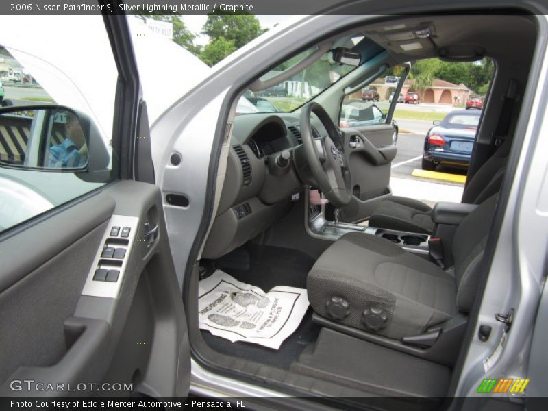 Silver Lightning Metallic / Graphite 2006 Nissan Pathfinder S