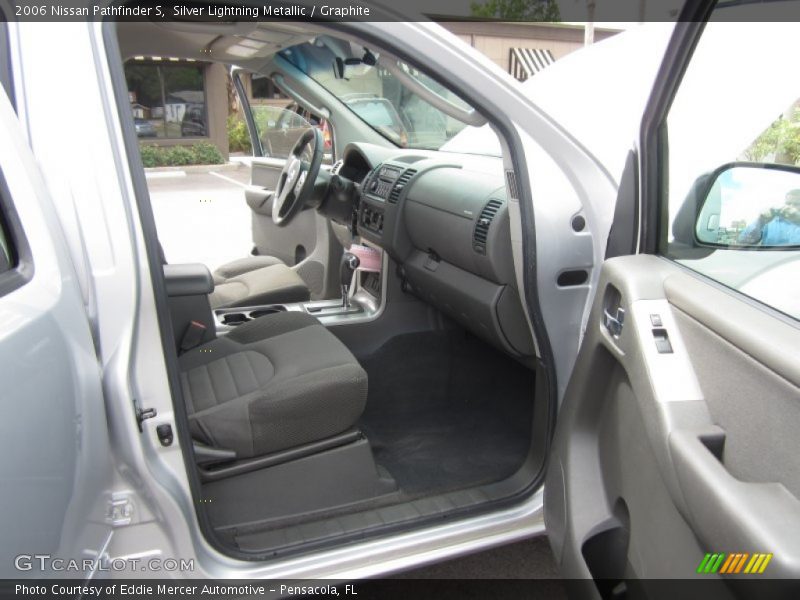 Silver Lightning Metallic / Graphite 2006 Nissan Pathfinder S
