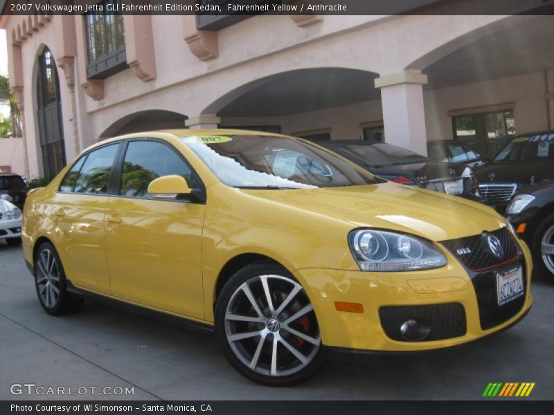 Fahrenheit Yellow / Anthracite 2007 Volkswagen Jetta GLI Fahrenheit Edition Sedan