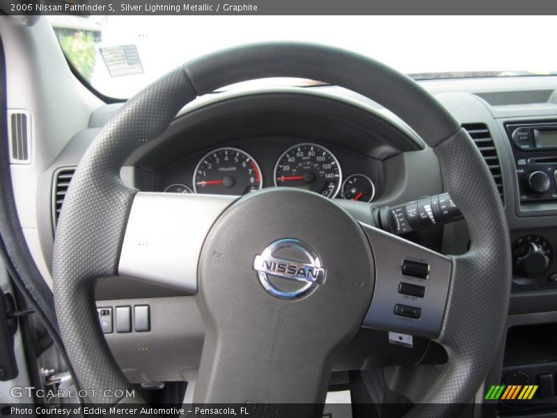 Silver Lightning Metallic / Graphite 2006 Nissan Pathfinder S