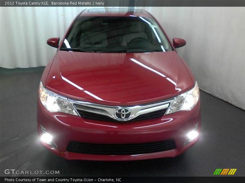 Barcelona Red Metallic / Ivory 2012 Toyota Camry XLE