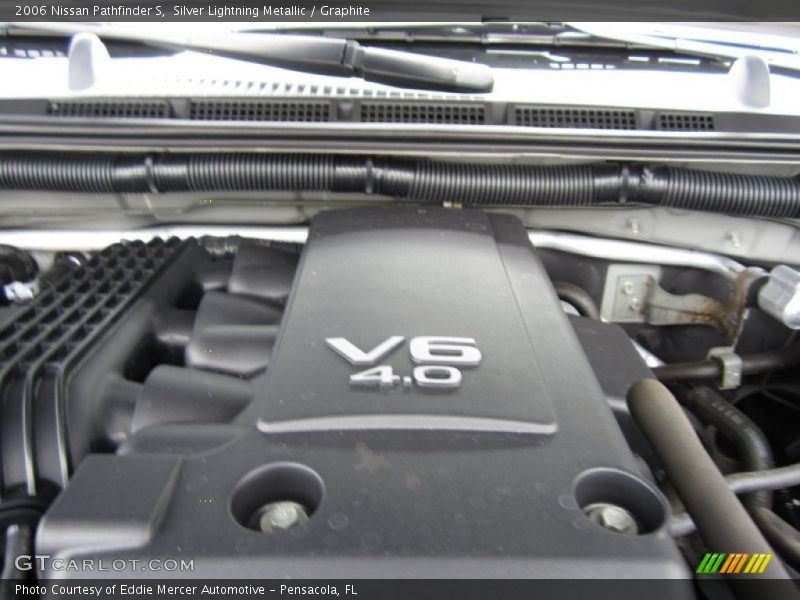 Silver Lightning Metallic / Graphite 2006 Nissan Pathfinder S