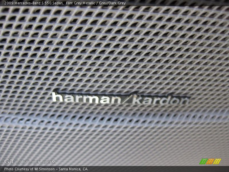 Flint Grey Metallic / Grey/Dark Grey 2009 Mercedes-Benz S 550 Sedan