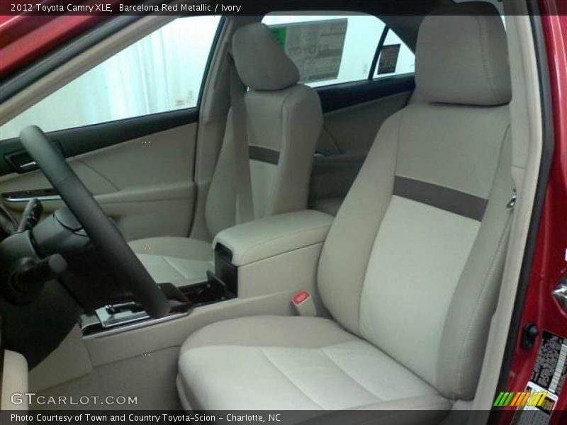 Barcelona Red Metallic / Ivory 2012 Toyota Camry XLE