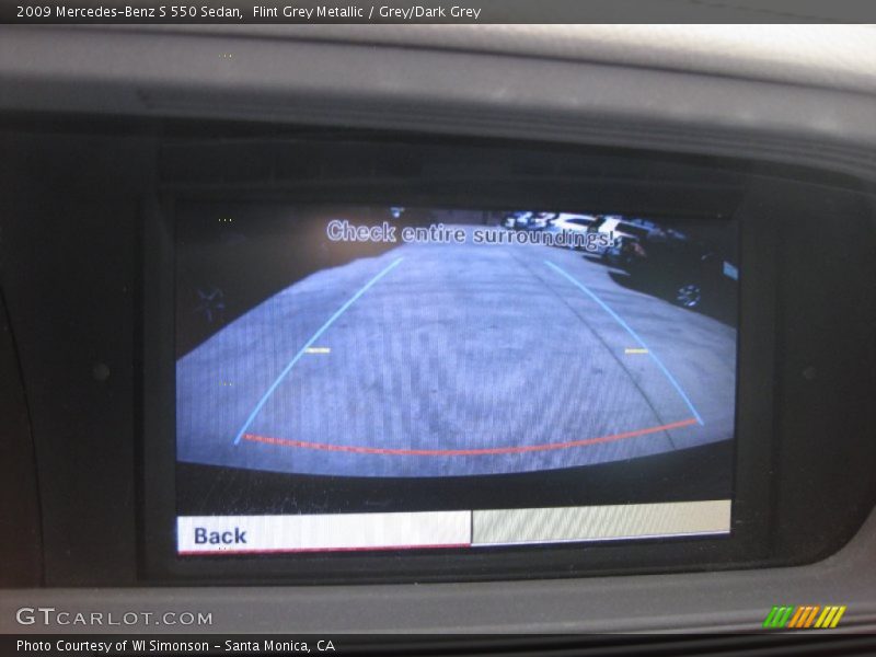Flint Grey Metallic / Grey/Dark Grey 2009 Mercedes-Benz S 550 Sedan