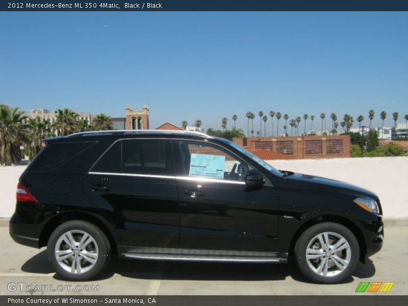 Black / Black 2012 Mercedes-Benz ML 350 4Matic