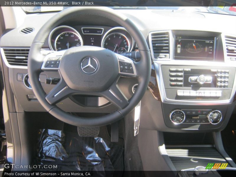 Black / Black 2012 Mercedes-Benz ML 350 4Matic