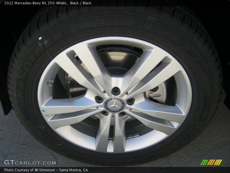 Black / Black 2012 Mercedes-Benz ML 350 4Matic