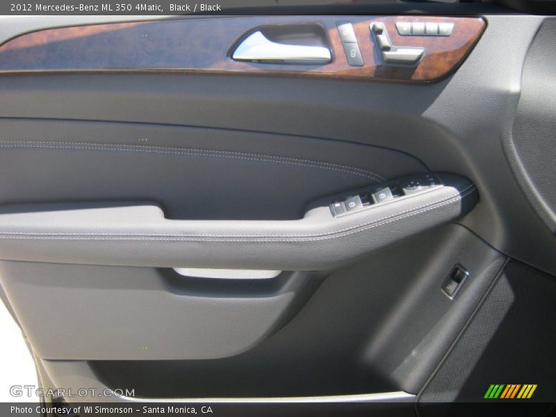 Black / Black 2012 Mercedes-Benz ML 350 4Matic