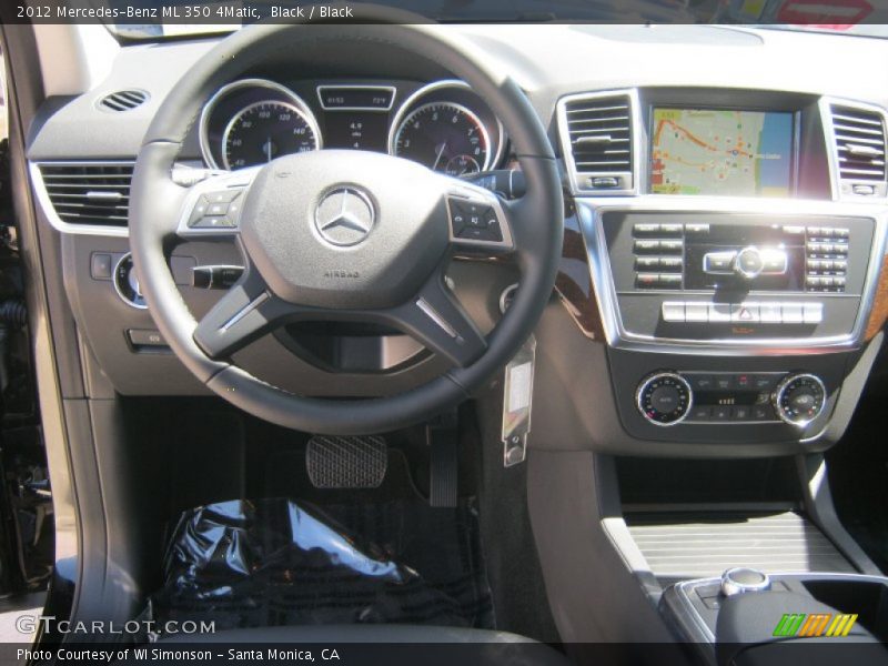 Black / Black 2012 Mercedes-Benz ML 350 4Matic
